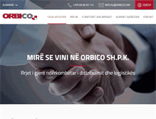 Tablet Screenshot of orbico.al